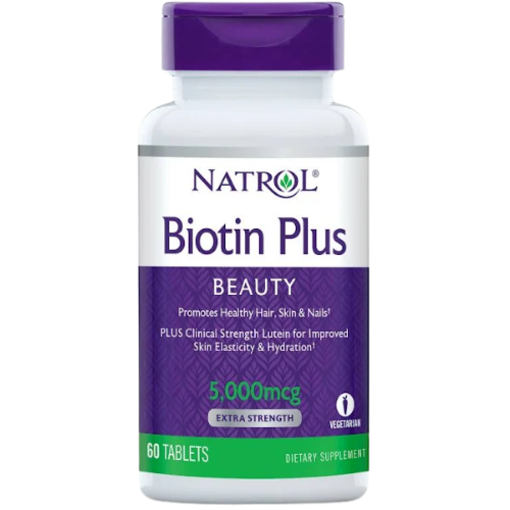 natrol-biotin-plus-5.000-mcg-60-tablets