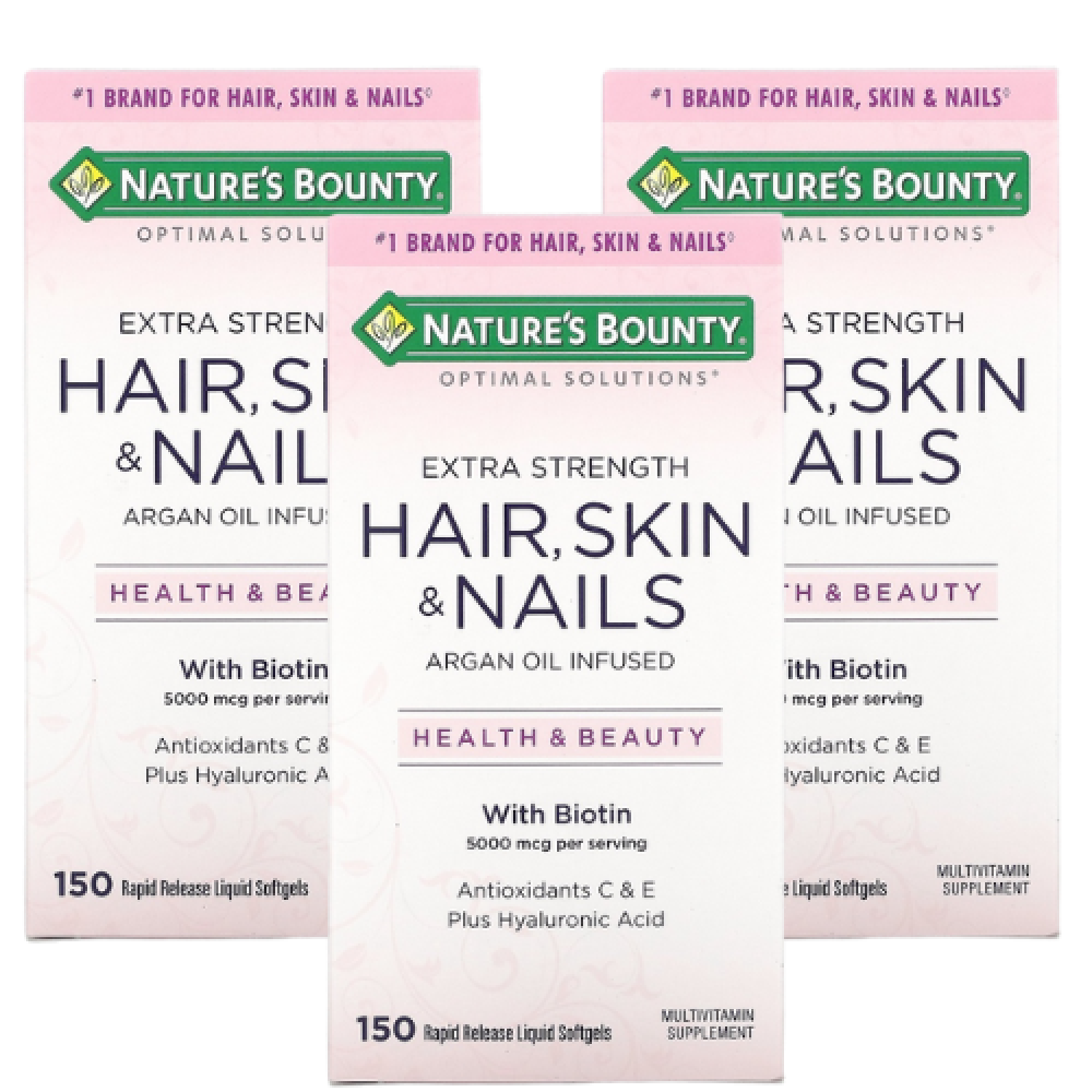 natures-bounty-hair-skin-nails-150-capsulas-3-frascos