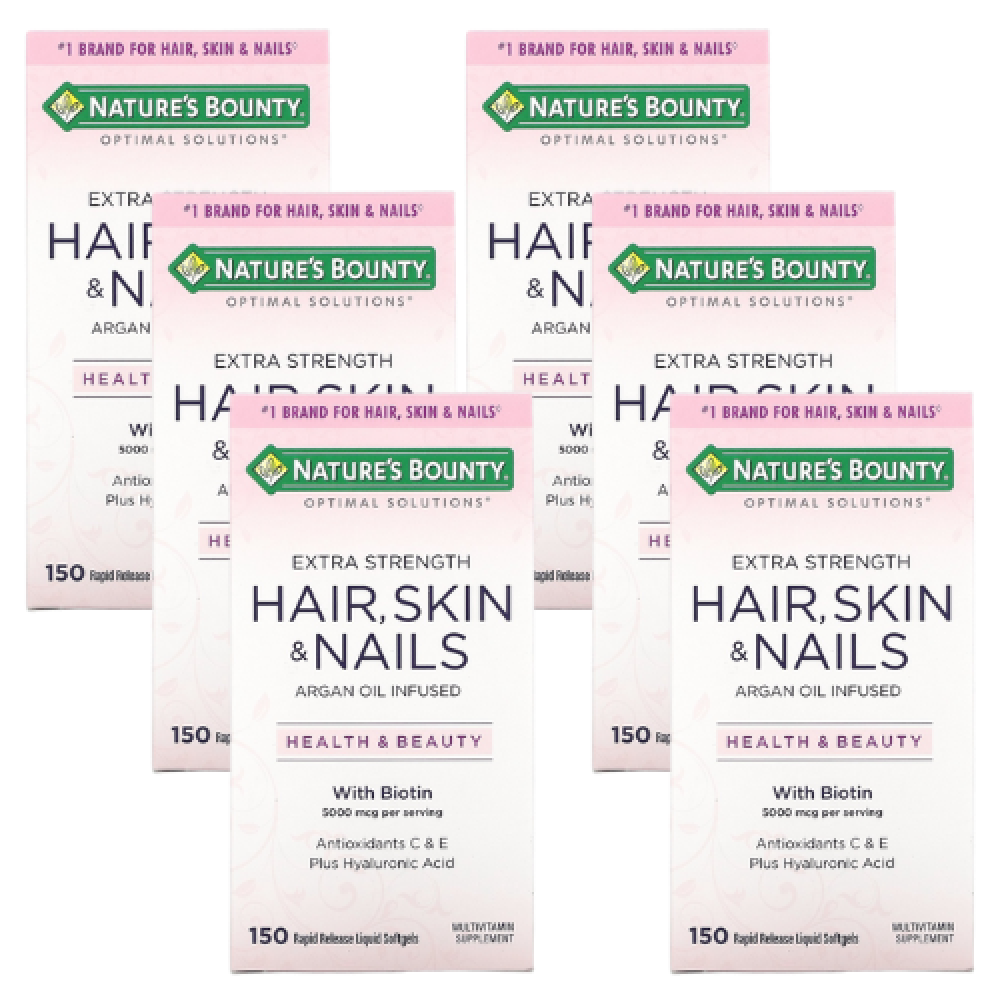 natures-bounty-hair-skin-nails-150-capsulas-6-frascos