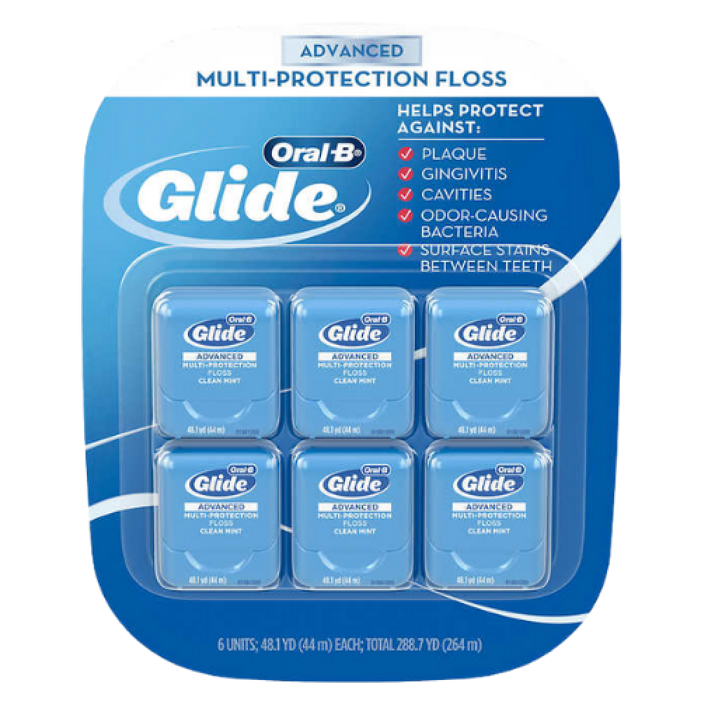 oral-B-glide-advanced-multi-protection-floss,-6-pack