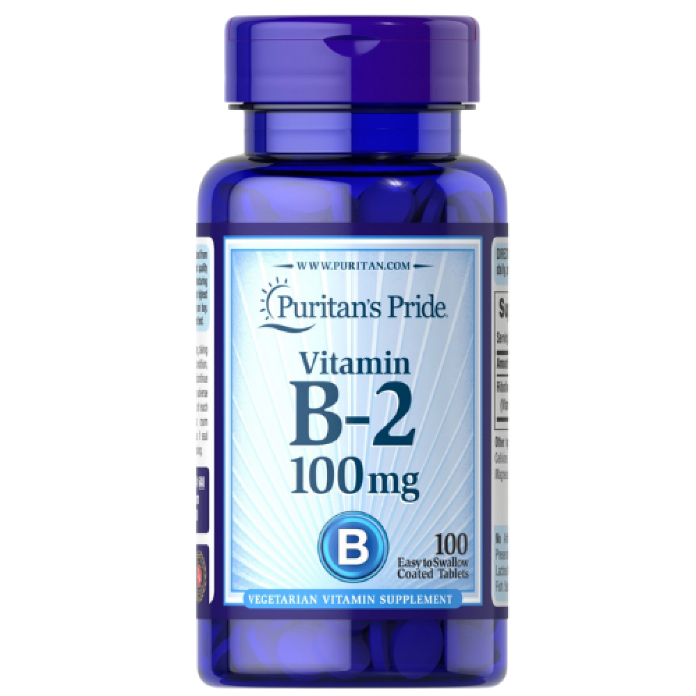 puritans-pride-vitamina-B2-100mg-100-tablets